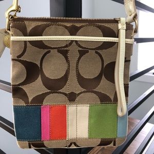 Coach signature swing crossbody